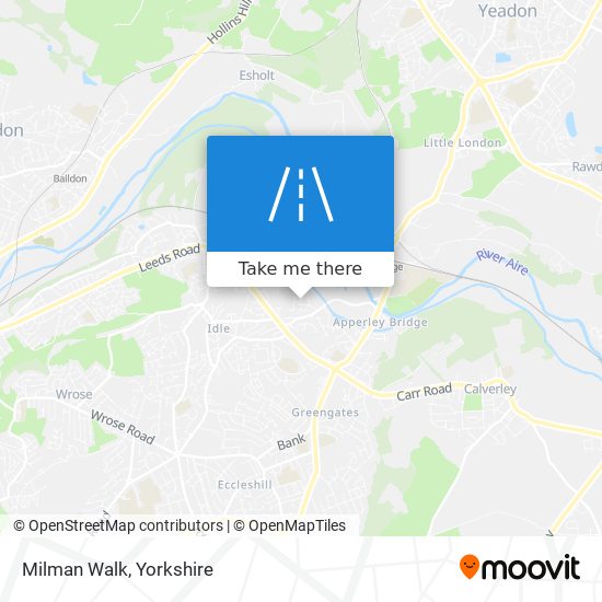 Milman Walk map