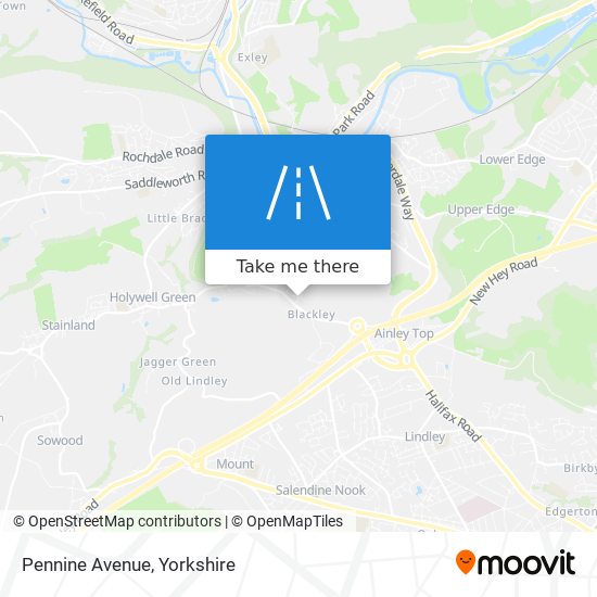 Pennine Avenue map