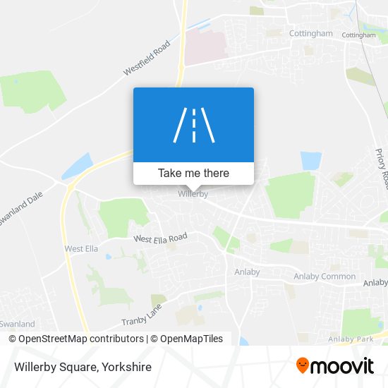 Willerby Square map