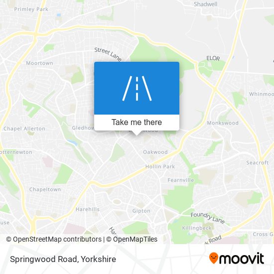 Springwood Road map