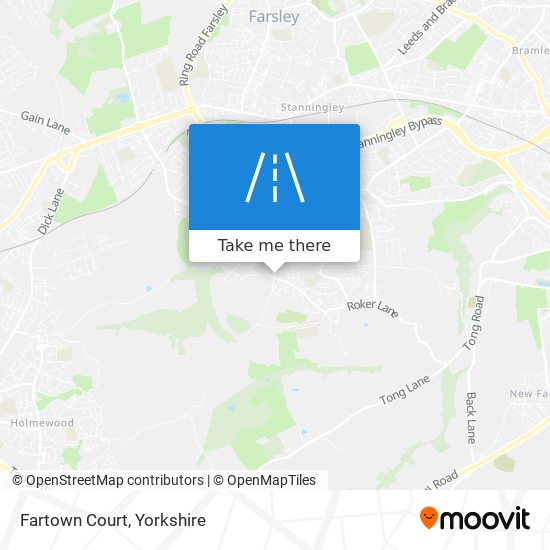 Fartown Court map