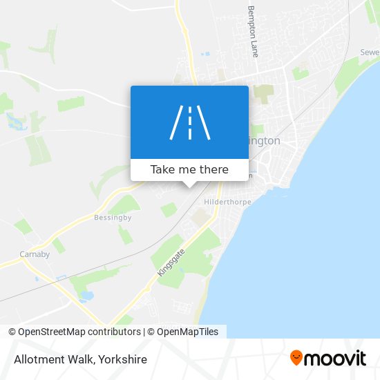 Allotment Walk map