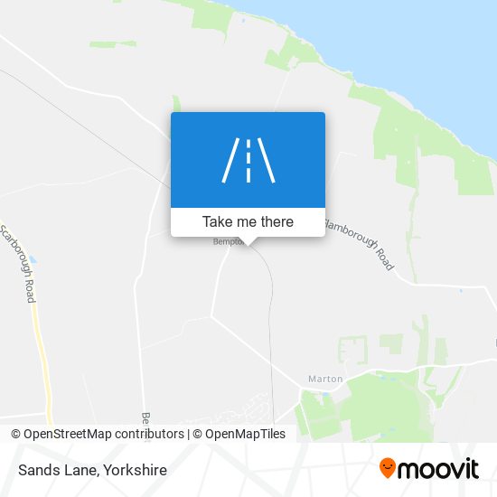 Sands Lane map