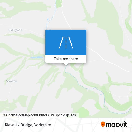 Rievaulx Bridge map