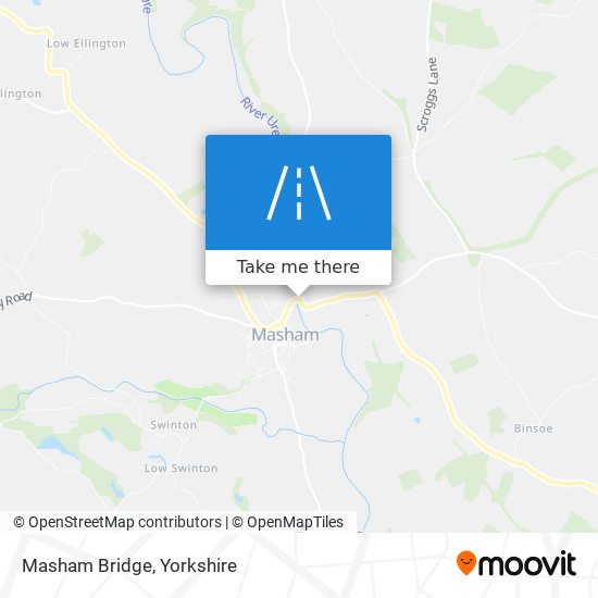 Masham Bridge map