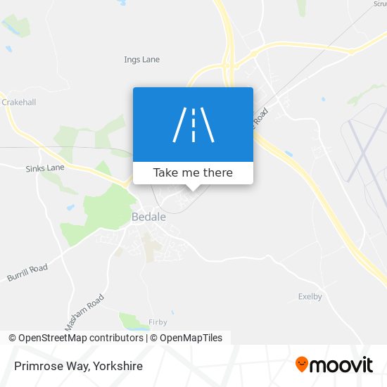 Primrose Way map