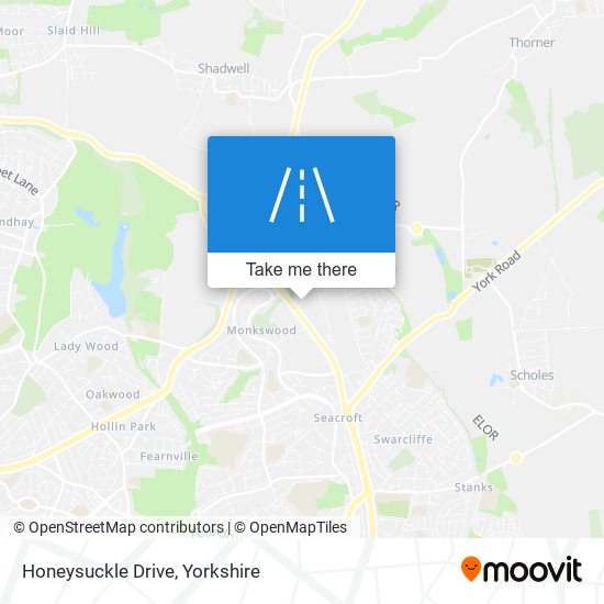 Honeysuckle Drive map