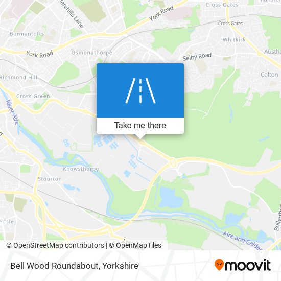 Bell Wood Roundabout map