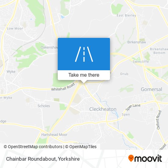 Chainbar Roundabout map