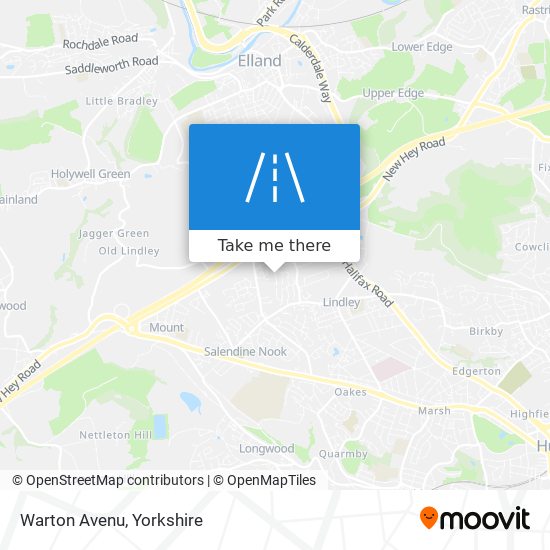 Warton Avenu map