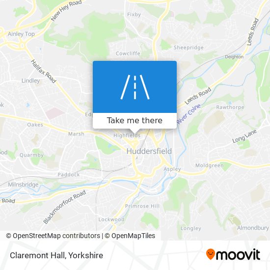 Claremont Hall map