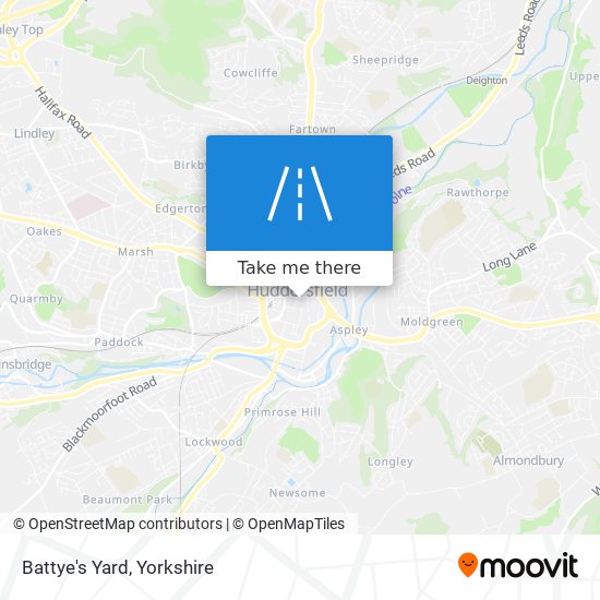 Battye's Yard map