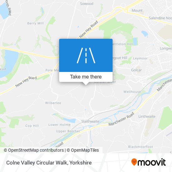Colne Valley Circular Walk map