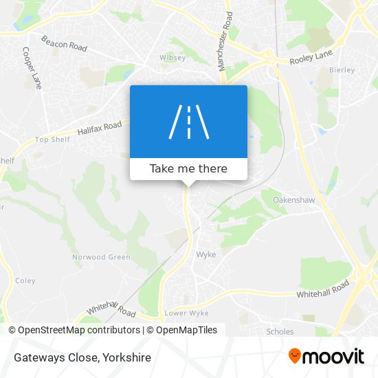 Gateways Close map