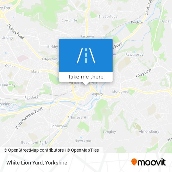 White Lion Yard map