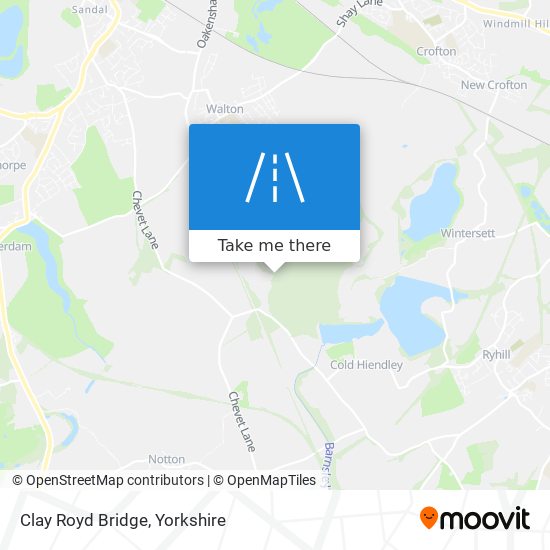 Clay Royd Bridge map