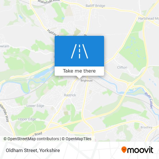 Oldham Street map