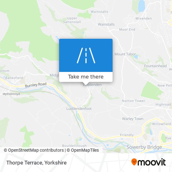 Thorpe Terrace map