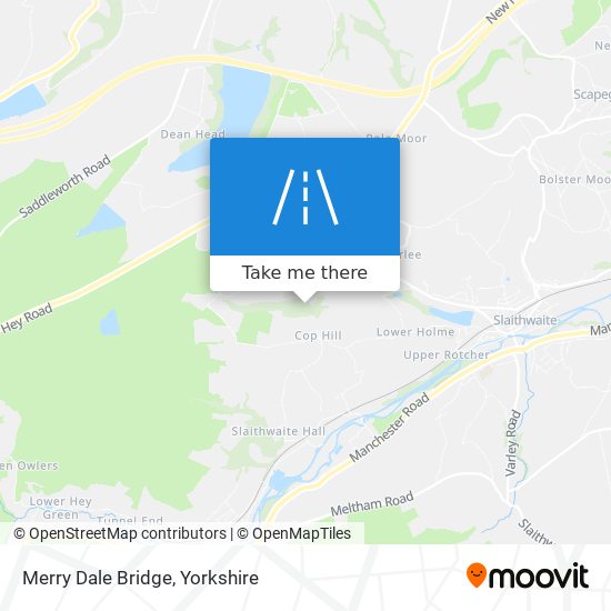 Merry Dale Bridge map