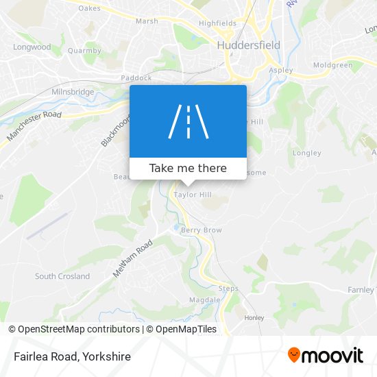Fairlea Road map