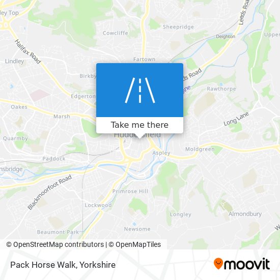 Pack Horse Walk map