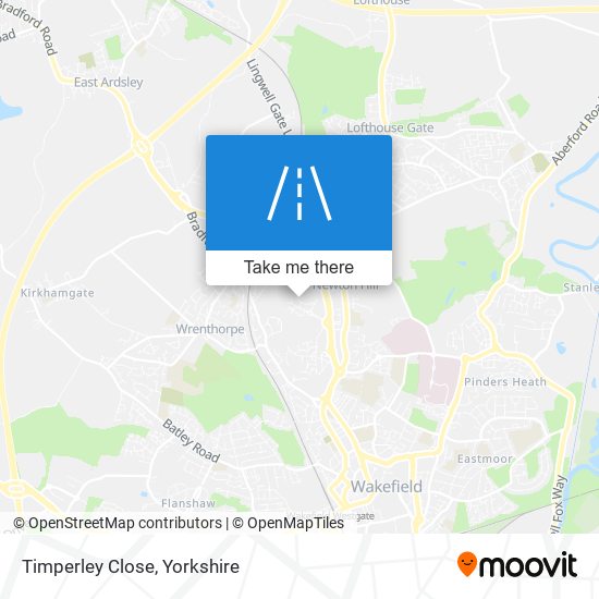 Timperley Close map