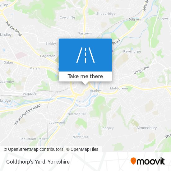 Goldthorp's Yard map