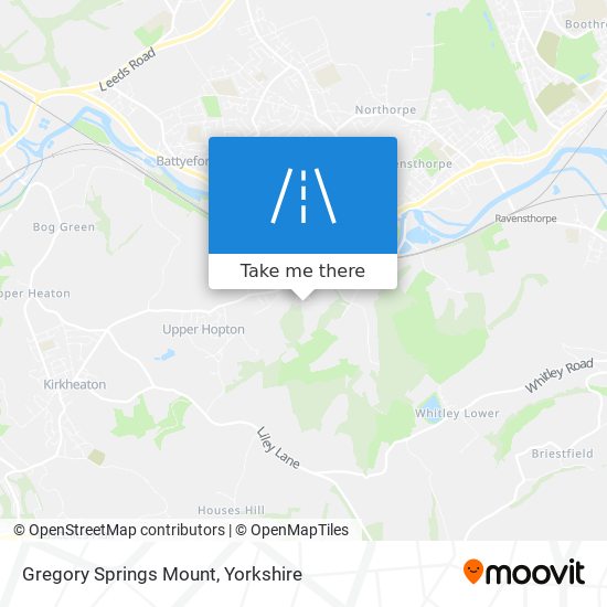 Gregory Springs Mount map