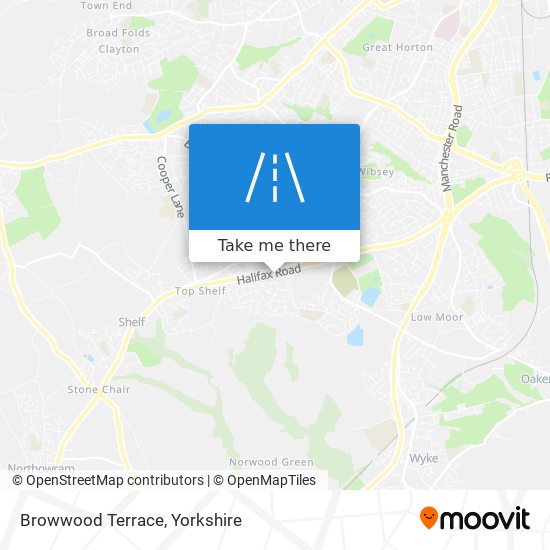 Browwood Terrace map