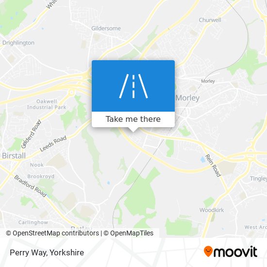 Perry Way map