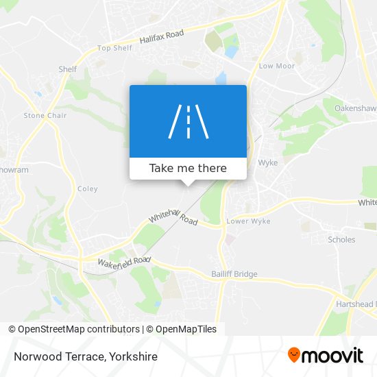 Norwood Terrace map