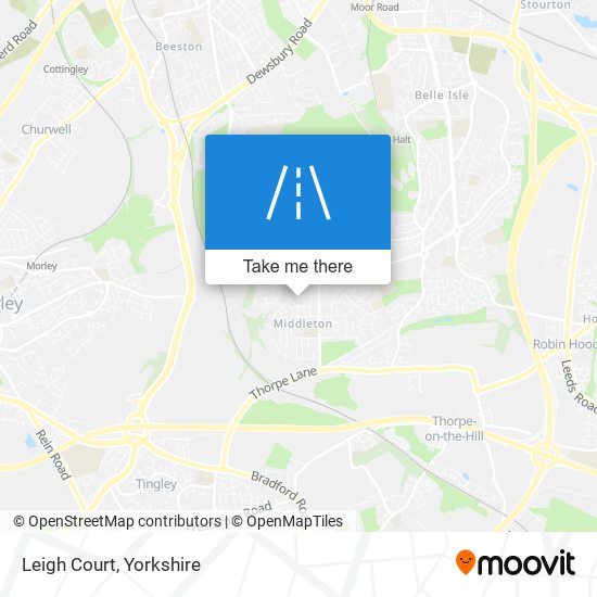Leigh Court map