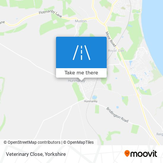 Veterinary Close map