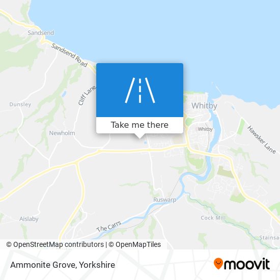 Ammonite Grove map