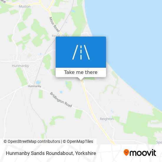 Hunmanby Sands Roundabout map