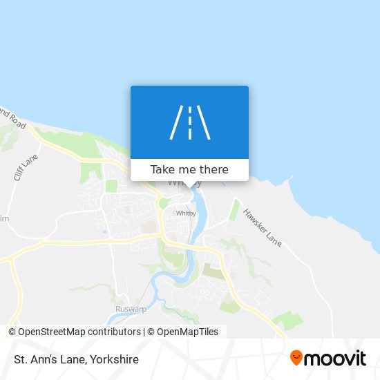 St. Ann's Lane map