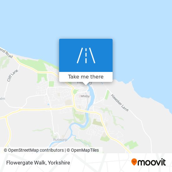 Flowergate Walk map