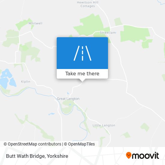 Butt Wath Bridge map