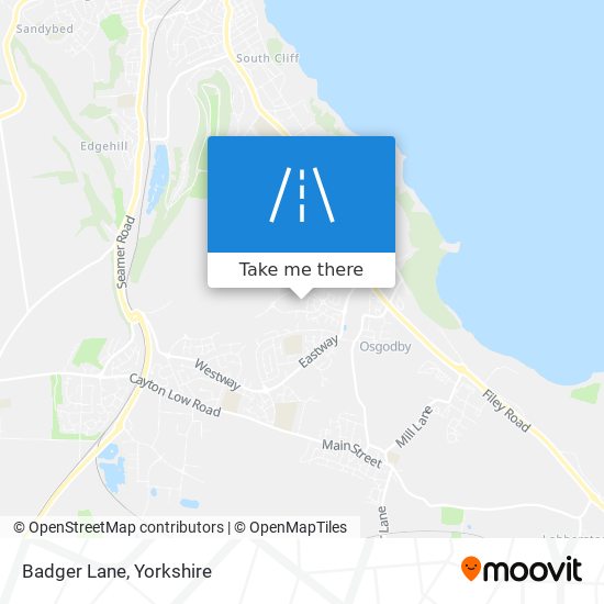 Badger Lane map