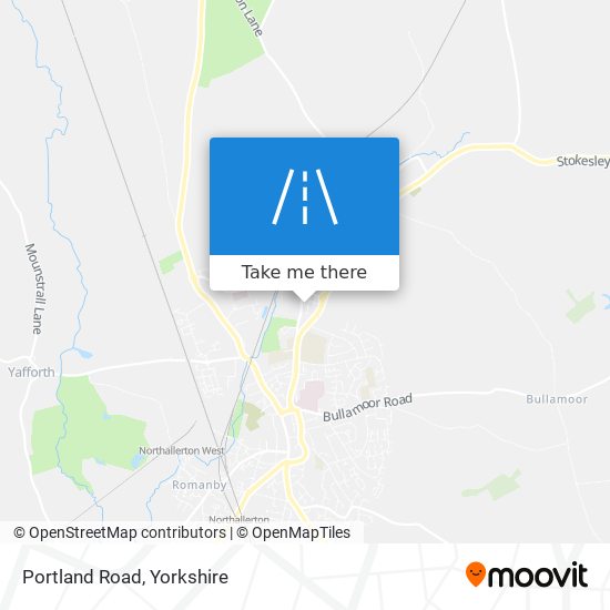 Portland Road map