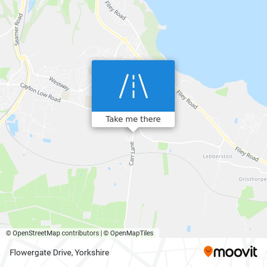 Flowergate Drive map