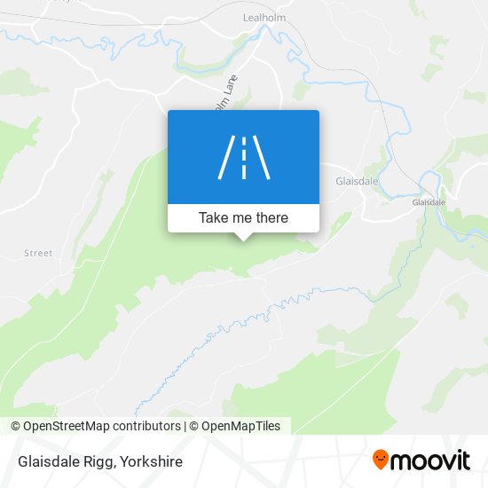 Glaisdale Rigg map