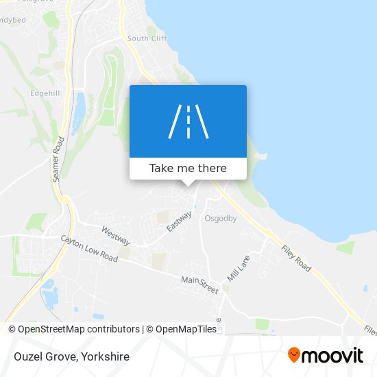 Ouzel Grove map