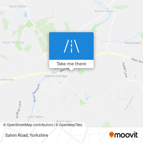 Salvin Road map