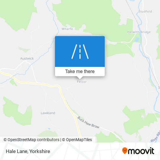 Hale Lane map