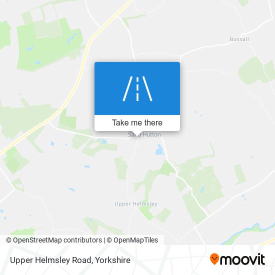 Upper Helmsley Road map
