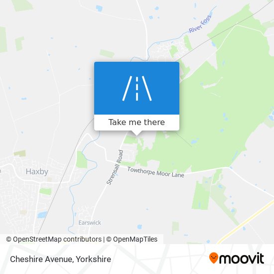 Cheshire Avenue map