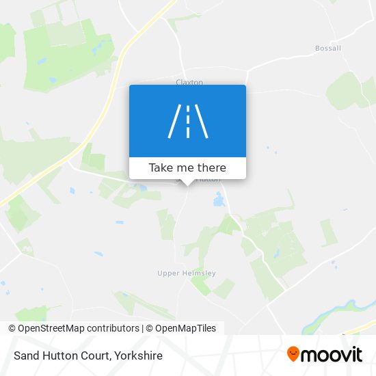 Sand Hutton Court map