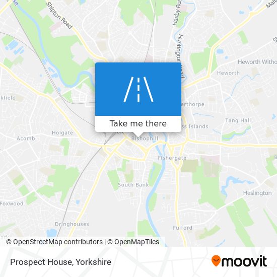 Prospect House map