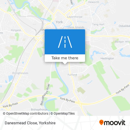 Danesmead Close map